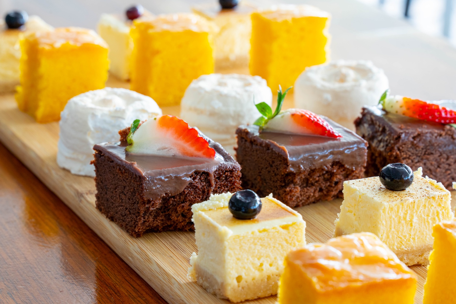 Petite Desserts function platter at The Garden Bar Airlie Beach